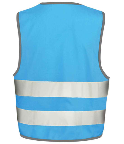 Result Core Kids Enhanced Vis Vest - Sky Blue (RS200BE)