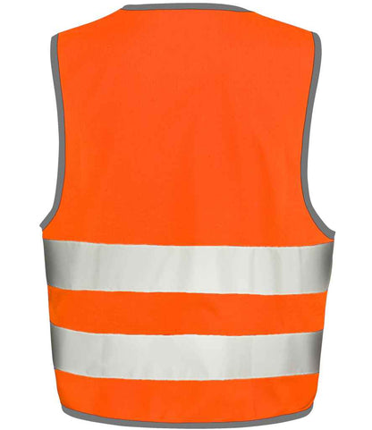 Result Core Kids Hi-Vis Safety Vest - Fluorescent Orange (RS200B)