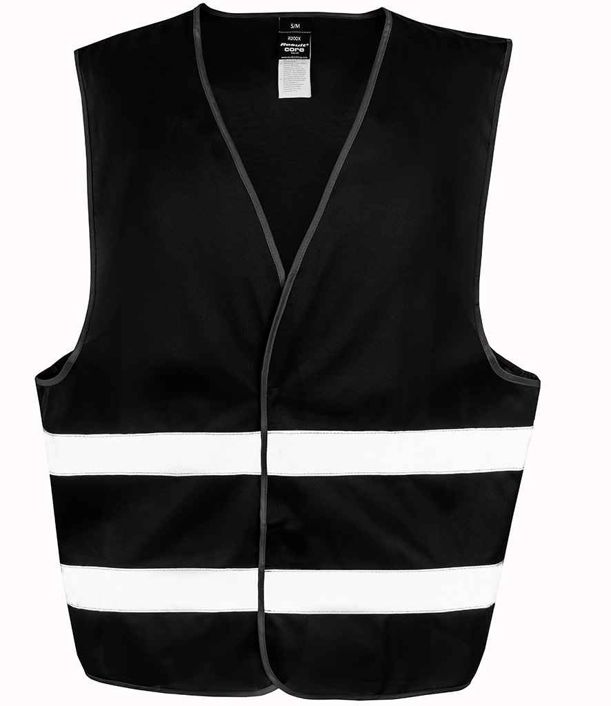 Result Core Enhanced Vis Vest - Black (RS200E)