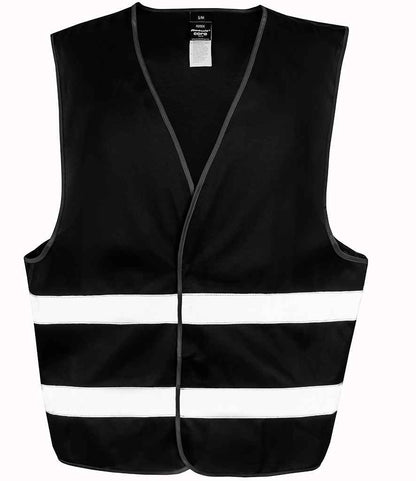 Result Core Enhanced Vis Vest - Black (RS200E)