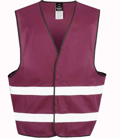 Result Core Enhanced Vis Vest - Burgundy (RS200E)