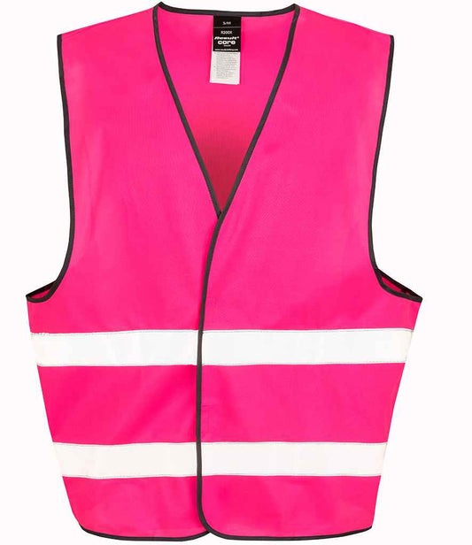 Result Core Enhanced Vis Vest - Fluorescent Pink (RS200E)