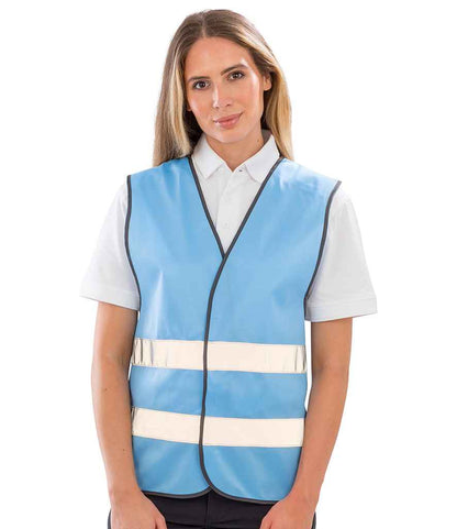 Result Core Enhanced Vis Vest - Sky Blue (RS200E)