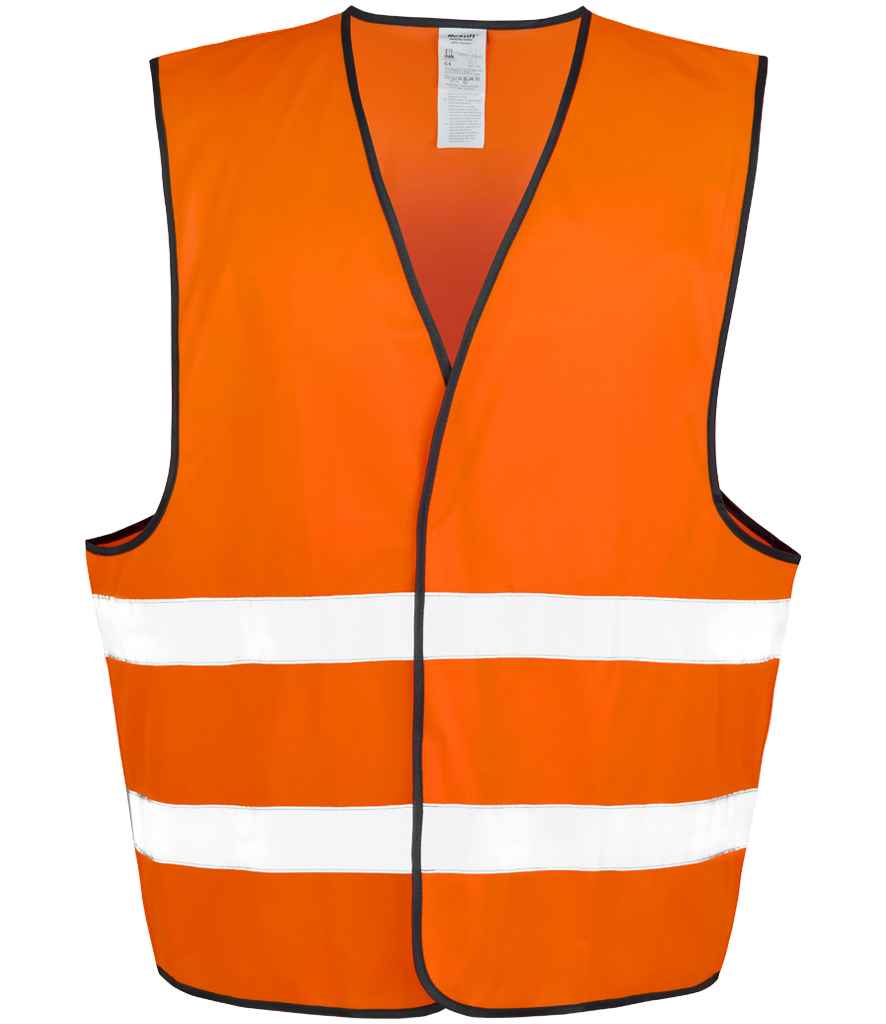 Result Core Motorist Hi-Vis Vest - Fluorescent Orange (RS200)
