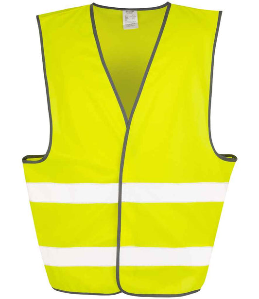 Result Core Motorist Hi-Vis Vest - Fluorescent Yellow (RS200)