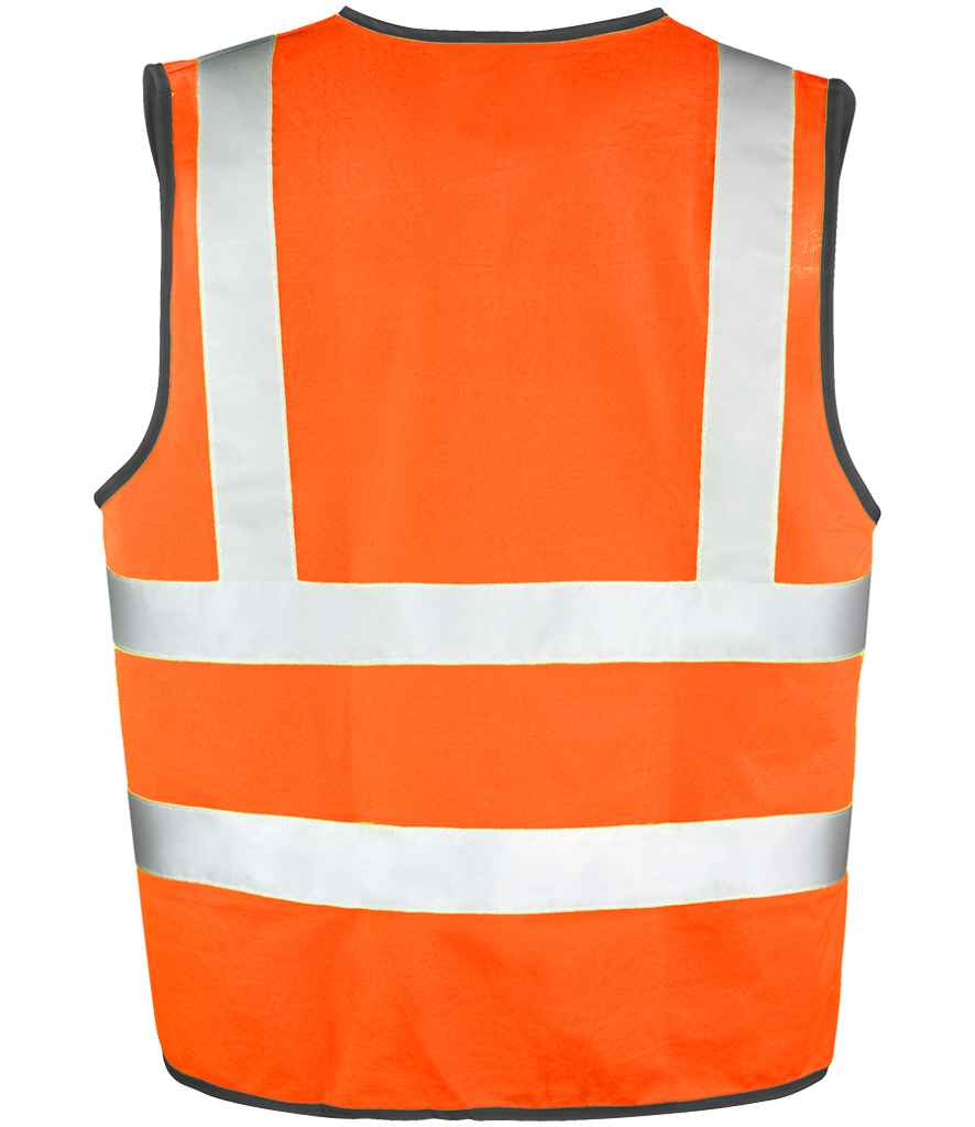 Result Core Hi-Vis Motorway Vest - Fluorescent Orange (RS201M)