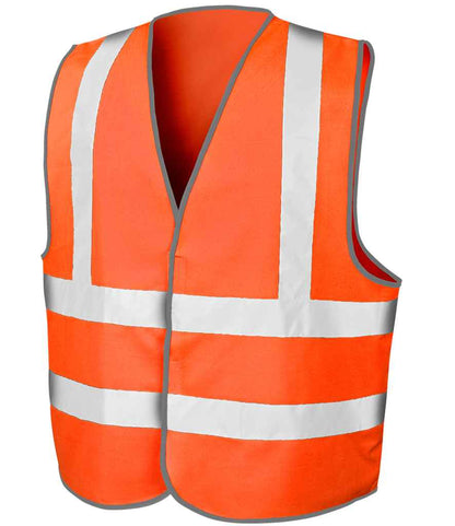 Result Core Hi-Vis Motorway Vest - Fluorescent Orange (RS201M)