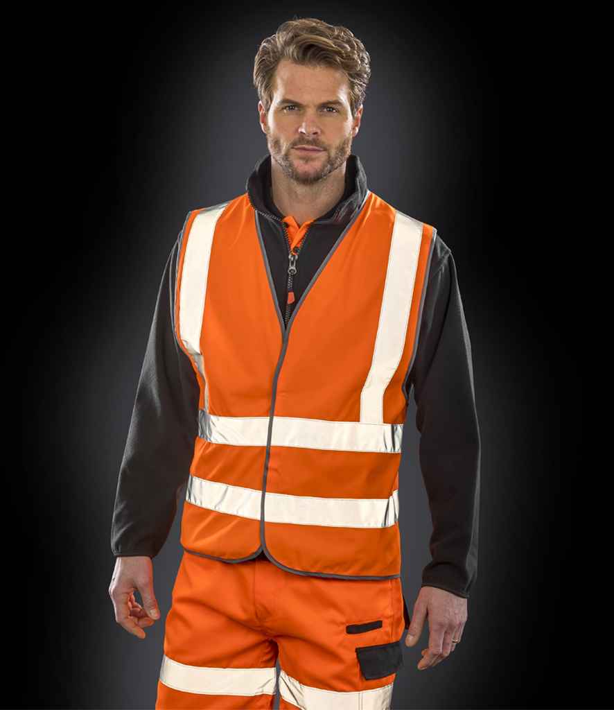 Result Core Hi-Vis Motorway Vest - Fluorescent Orange (RS201M)