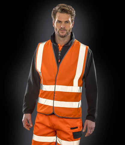 Result Core Hi-Vis Motorway Vest - Fluorescent Orange (RS201M)