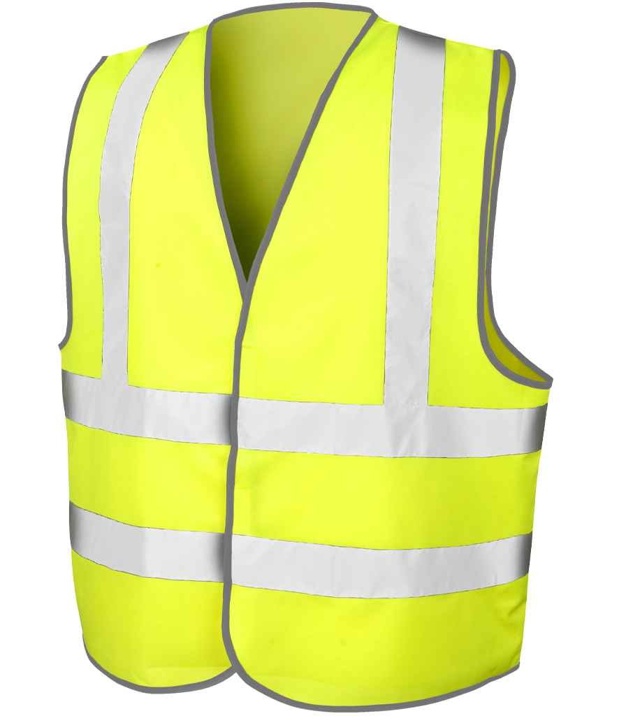 Result Core Hi-Vis Motorway Vest - Fluorescent Yellow (RS201M)