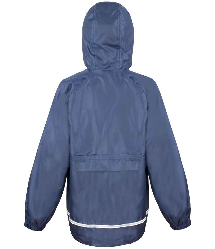 Result Core Kids Micro Fleece Lined Jacket - Navy (RS203B)