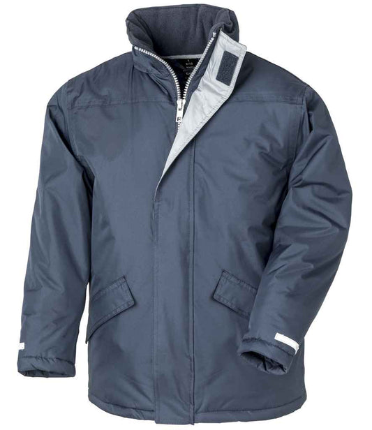 Result Core Kids Winter Parka Jacket - Navy (RS207B)