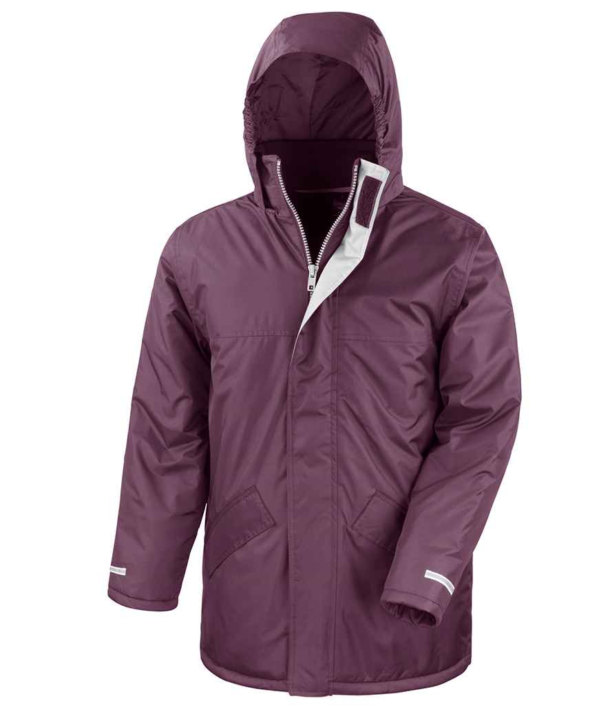Result Core Winter Parka Jacket - Burgundy (RS207)