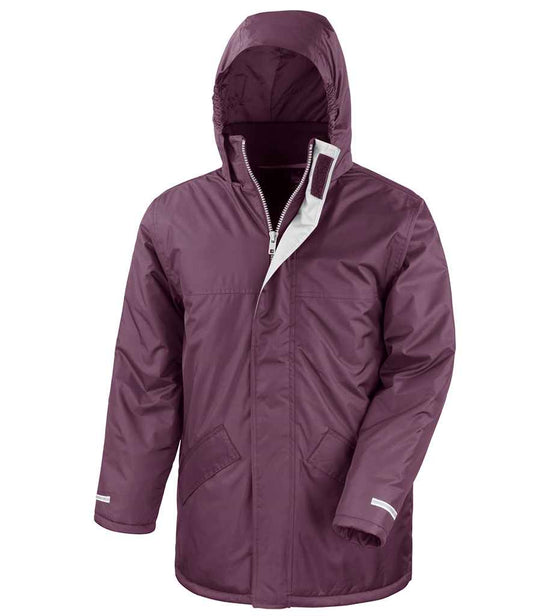 Result Core Winter Parka Jacket - Burgundy (RS207)