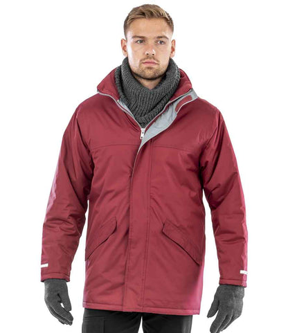 Result Core Winter Parka Jacket - Burgundy (RS207)