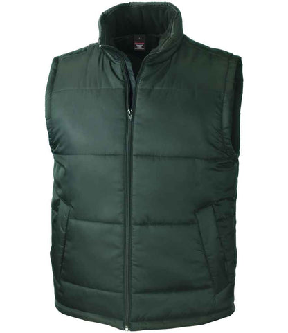 Result Core Padded Bodywarmer - Bottle Green (RS208)