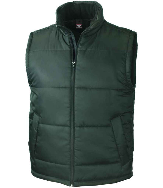 Result Core Padded Bodywarmer - Bottle Green (RS208)