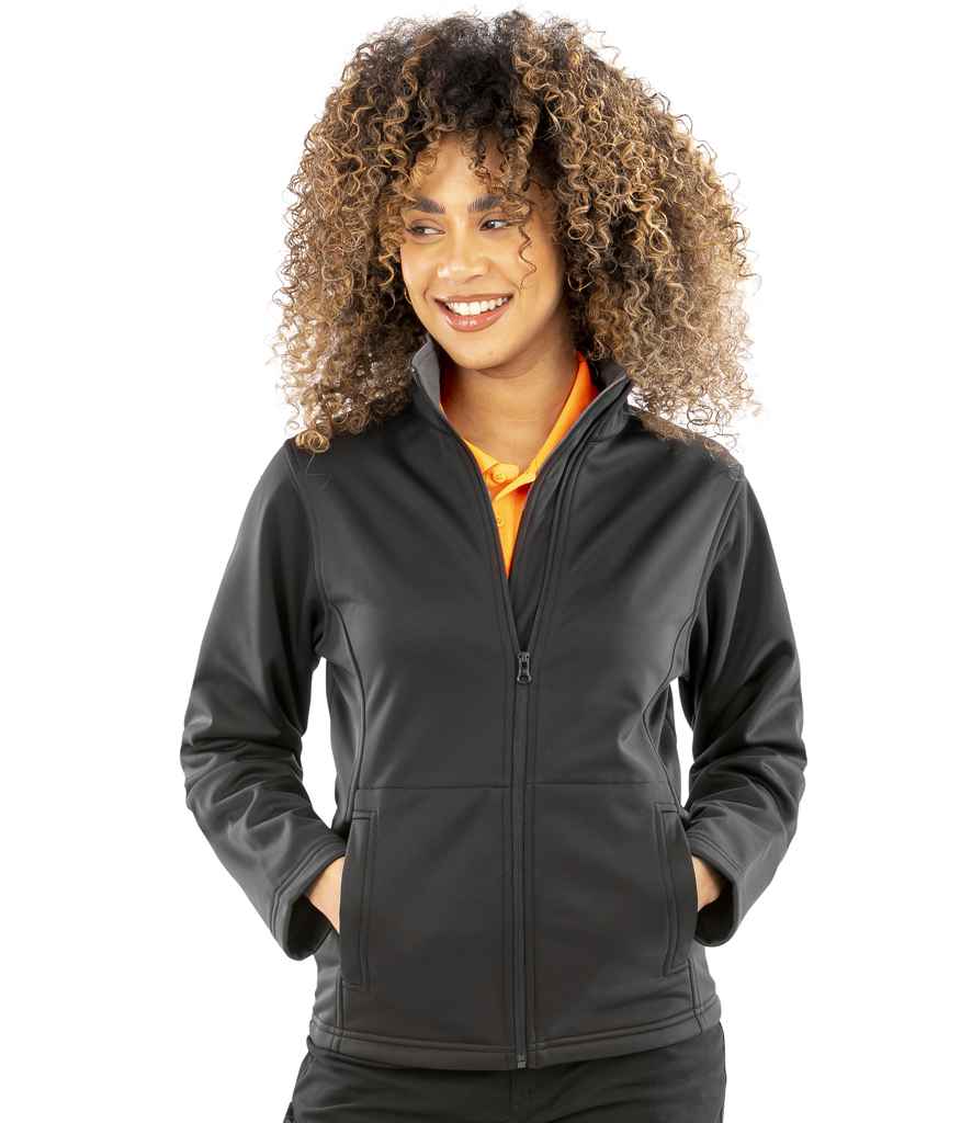 Result Core Ladies Soft Shell Jacket - Black (RS209F)