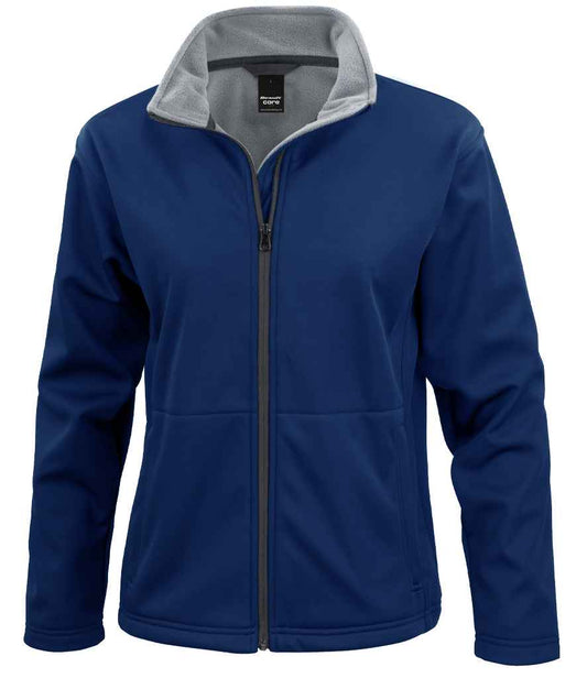 Result Core Ladies Soft Shell Jacket - Navy (RS209F)