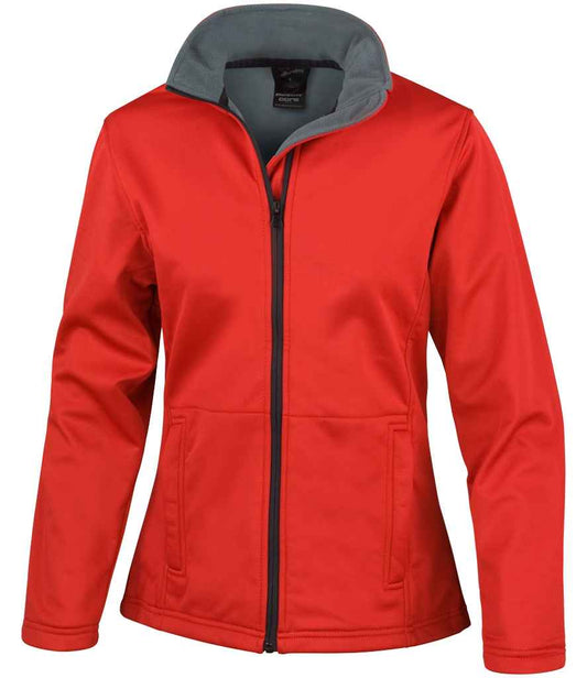 Result Core Ladies Soft Shell Jacket - Red (RS209F)