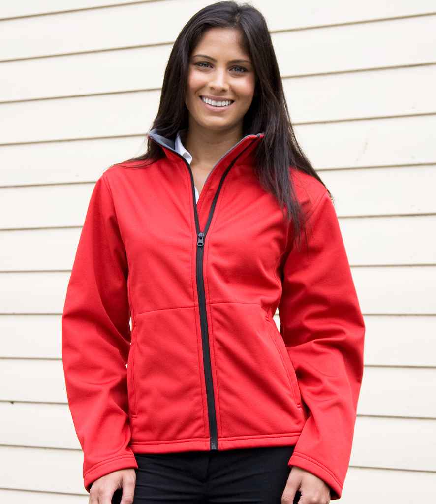 Result Core Ladies Soft Shell Jacket - Red (RS209F)