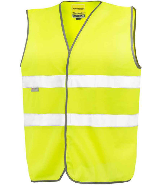 Result Safe-Guard Motorist Hi-Vis Safety Vest - Yellow (RS211)