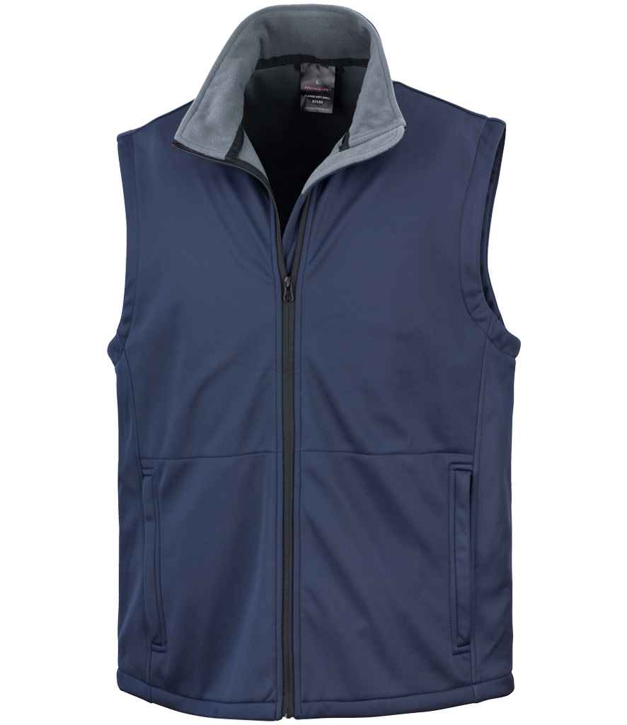 Result Core Soft Shell Bodywarmer - Navy (RS214)