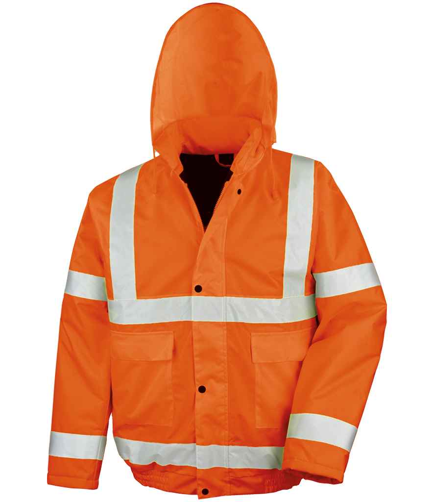 Result Core Hi-Vis Winter Blouson Jacket - Fluorescent Orange (RS217)