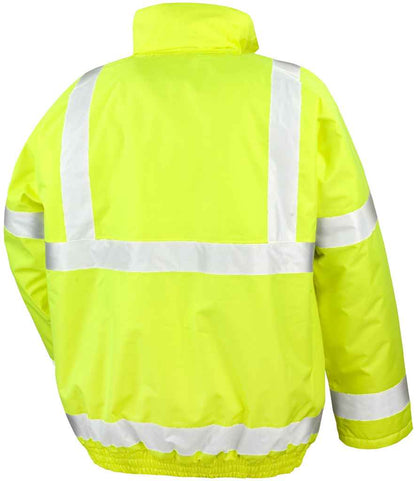 Result Core Hi-Vis Winter Blouson Jacket - Fluorescent Yellow (RS217)