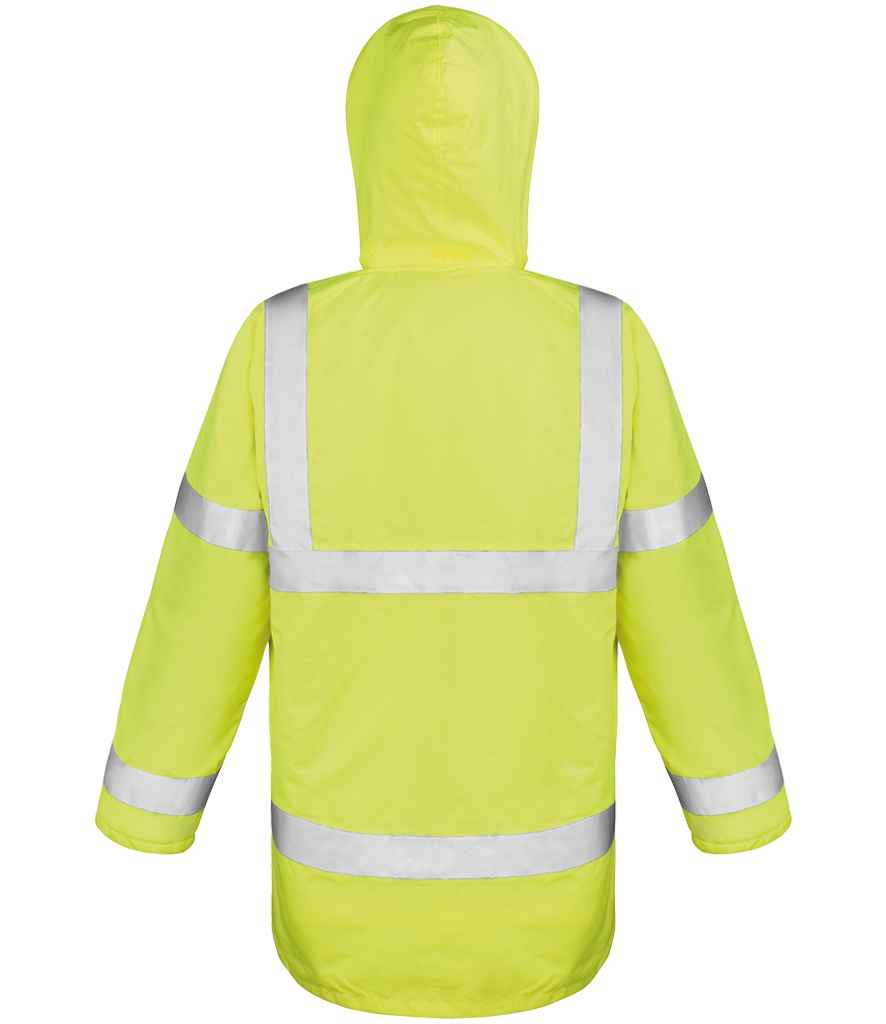 Result Core Hi-Vis Motorway Coat - Fluorescent Yellow (RS218)