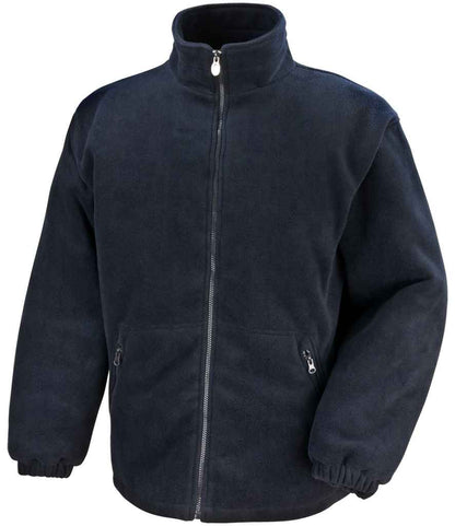 Result Core Polartherm™ Quilted Winter Fleece Jacket - Black (RS219)