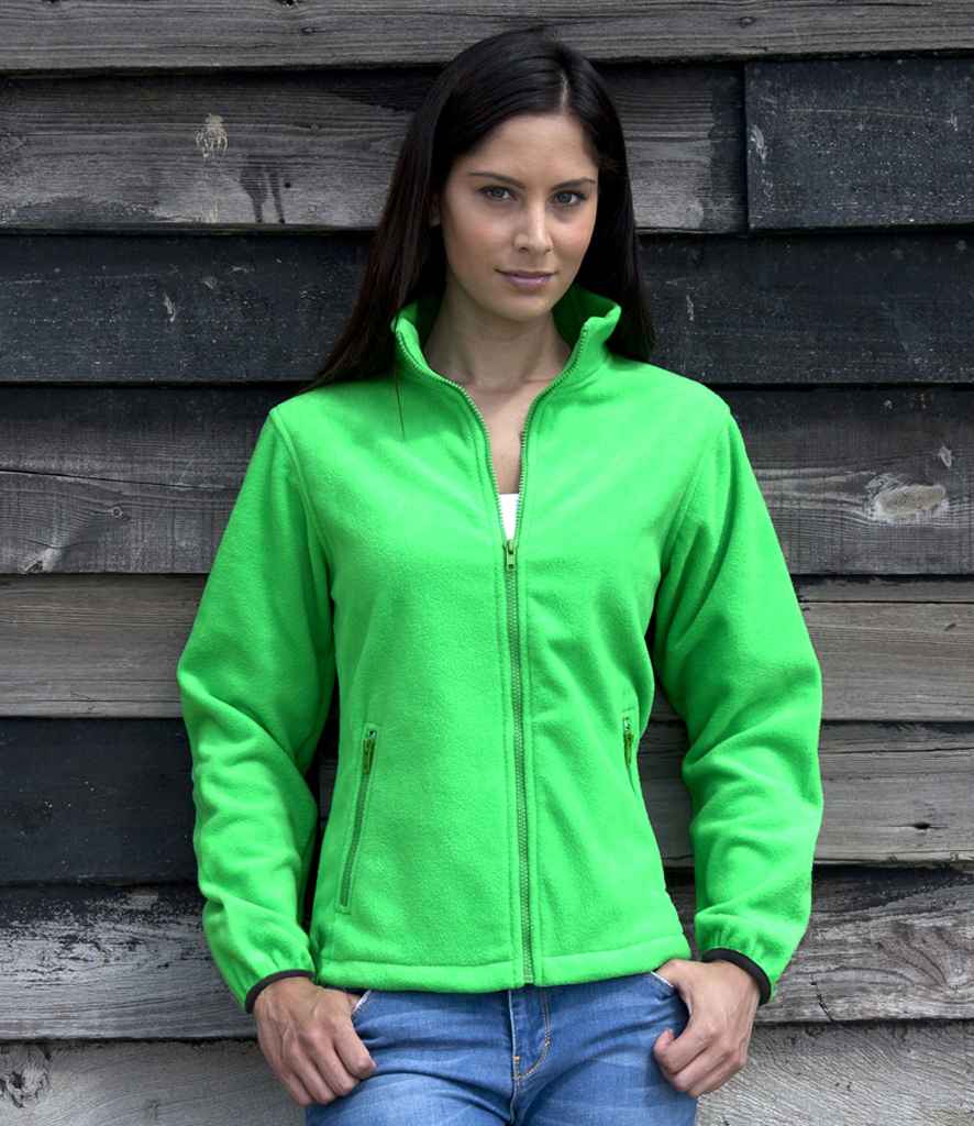 Result Core Ladies Norse Outdoor Fleece - Vivid Green (RS220F)