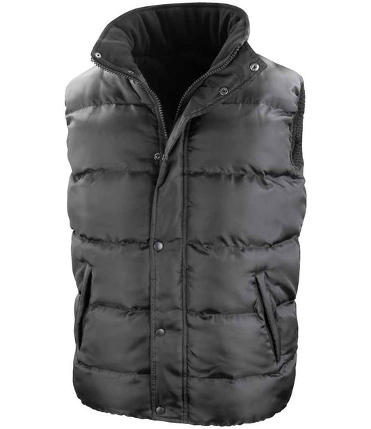 Result Core Nova Lux Padded Bodywarmer - Black (RS223)