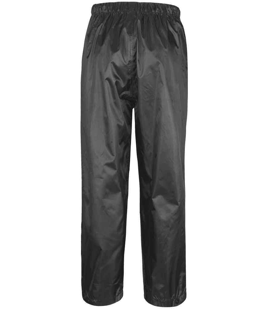 Result Core Kids Waterproof Rain Suit - Black (RS225B)