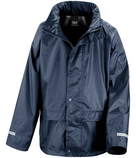 Result Core Kids Waterproof Rain Suit - Navy (RS225B)