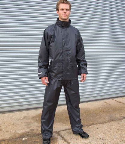 Result Core Rain Suit - Black (RS225M)