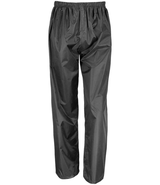 Result Core Kids Waterproof Overtrousers - Black (RS226B)