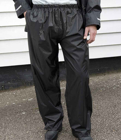 Result Core Waterproof Overtrousers - Black (RS226)