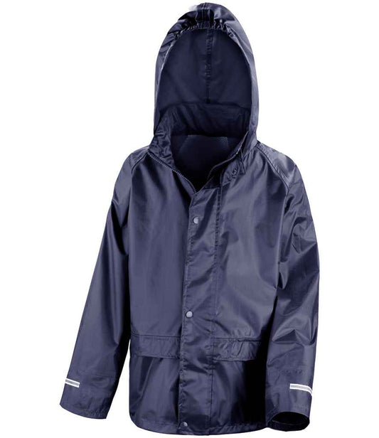 Result Core Kids Waterproof Over Jacket - Navy (RS227B)