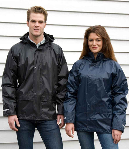 Result Core Waterproof Over Jacket - Black (RS227)