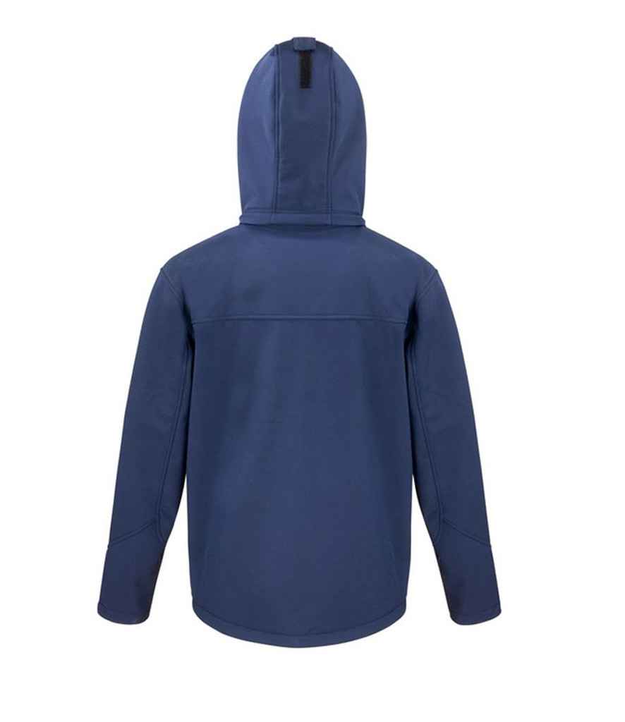 Result Core Hooded Soft Shell Jacket - Navy/Royal Blue (RS230M)