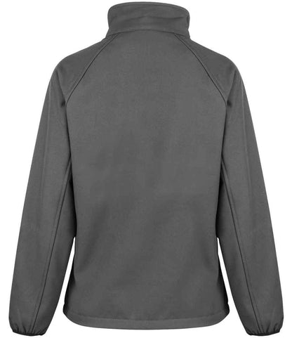 Result Core Ladies Printable Soft Shell Jacket - Charcoal/Black (RS231F)