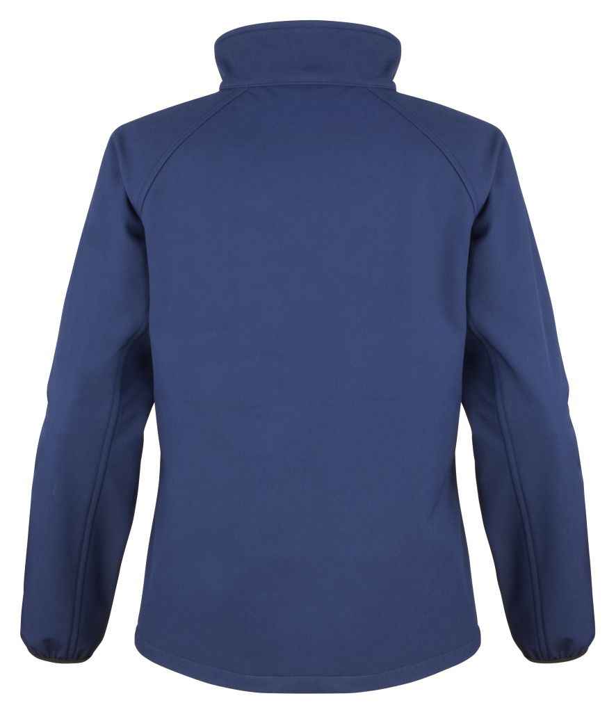 Result Core Ladies Printable Soft Shell Jacket - Navy/Royal Blue (RS231F)
