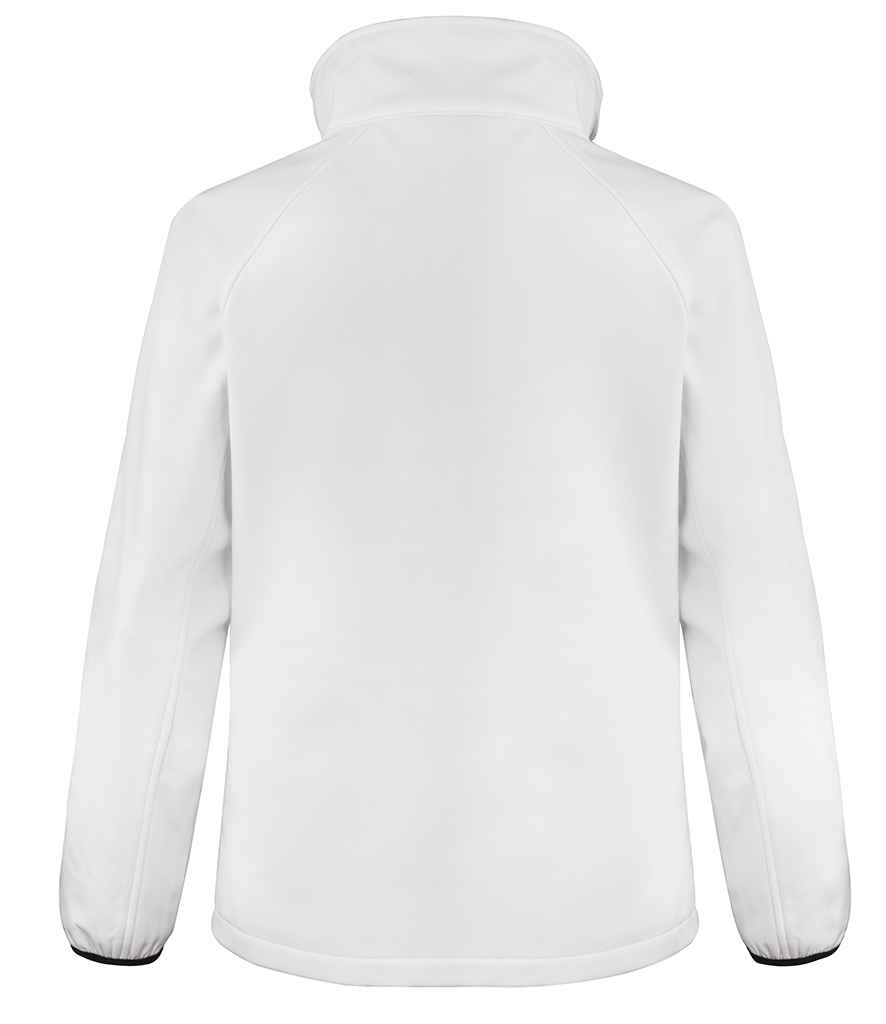 Result Core Ladies Printable Soft Shell Jacket - White/Black (RS231F)