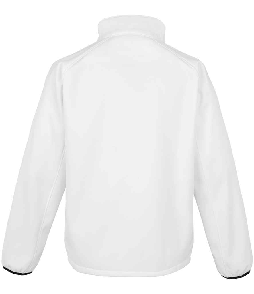Result Core Printable Soft Shell Jacket - White/Black (RS231M)
