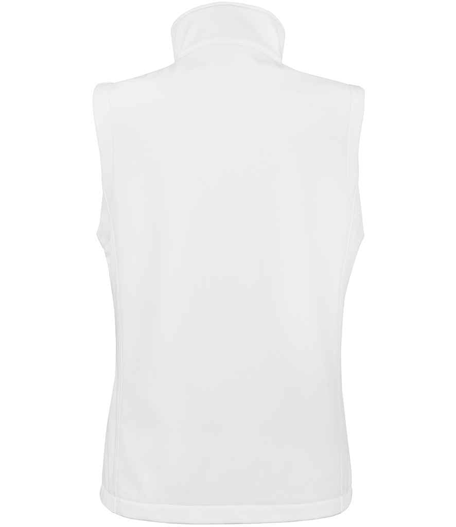Result Core Ladies Printable Soft Shell Bodywarmer - White/Black (RS232F)