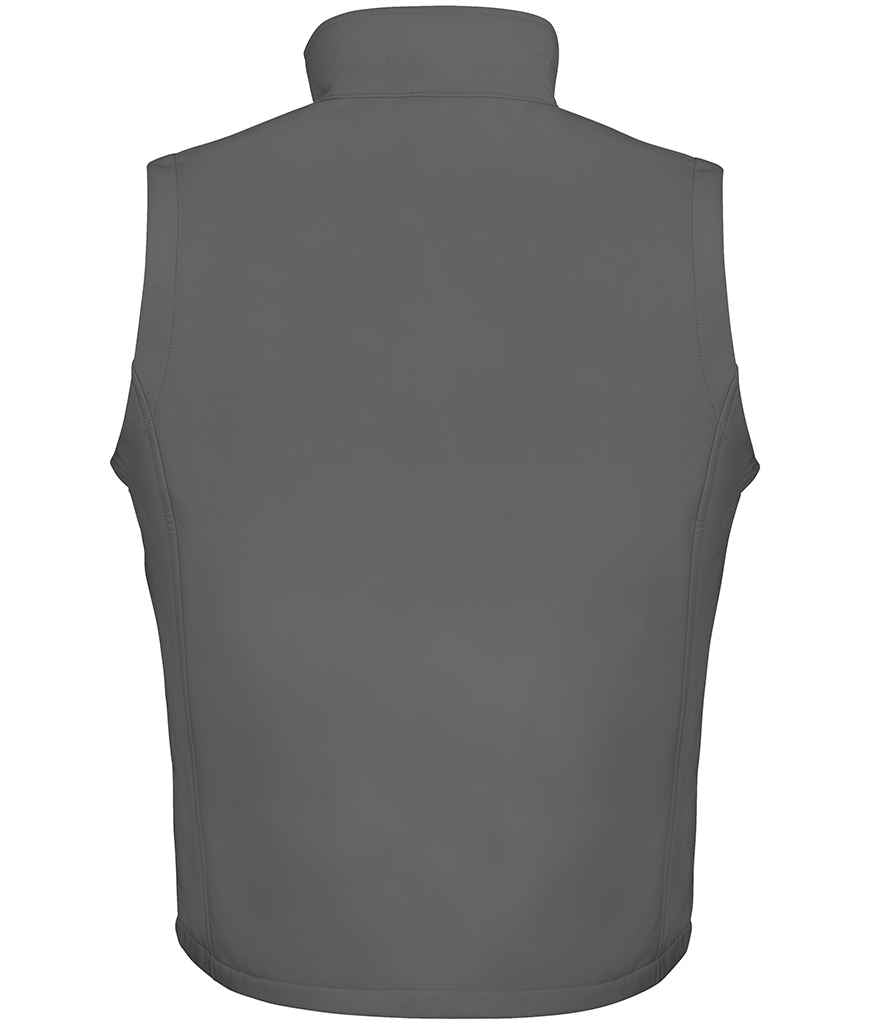 Result Core Printable Soft Shell Bodywarmer - Charcoal/Black (RS232M)