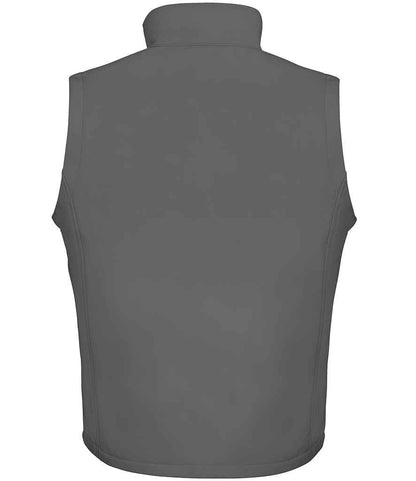 Result Core Printable Soft Shell Bodywarmer - Charcoal/Black (RS232M)