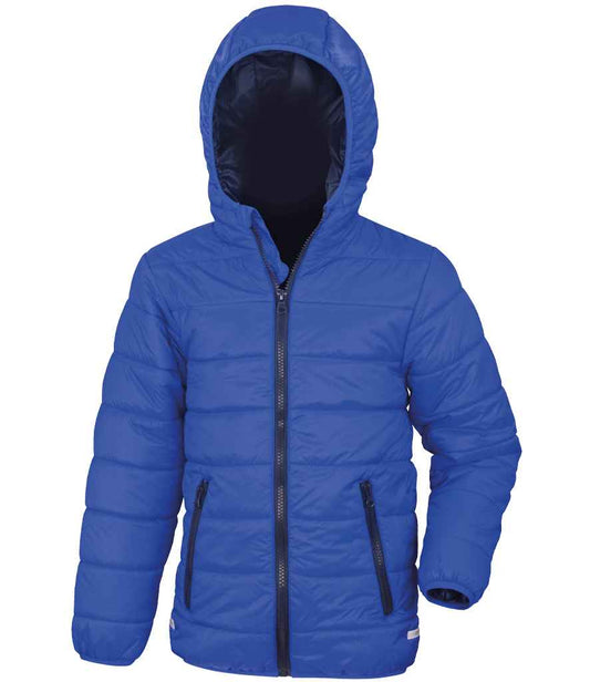 Result Core Kids Padded Jacket - Royal Blue/Navy (RS233B)