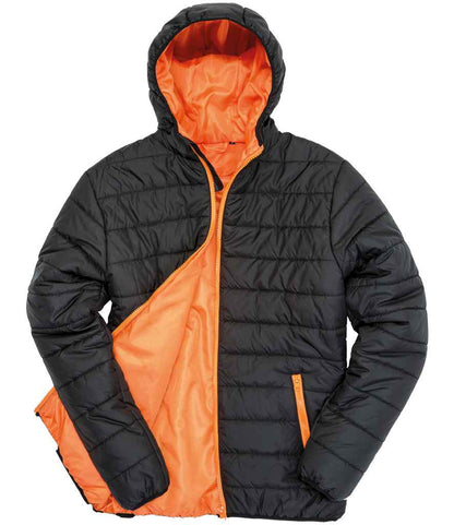 Result Core Soft Padded Jacket - Black/Orange (RS233M)